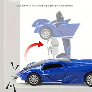 Jucărie robot poliție cu deformare la impact inerțial pentru băieți și fete - cadou pentru halloween și ziua recunoștinței